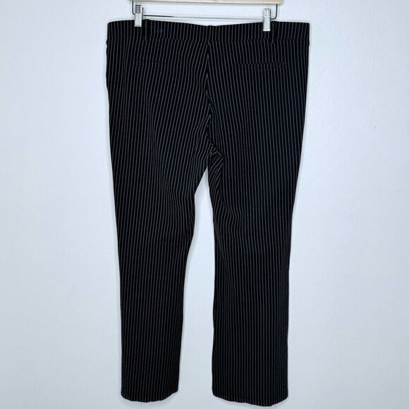 Betabrand Pin Stripe Professional Yoga Slacks - Women’s US XXL Petite - Picture 2 of 5